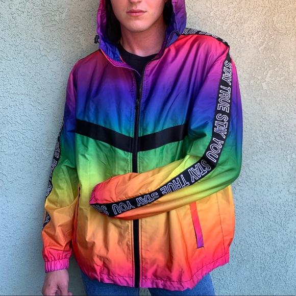 h&m pride windbreaker